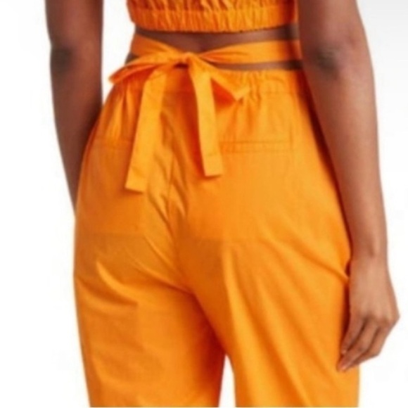 NWT Nicholas Taron Straight Leg Cotton Pants - Picture 2 of 7